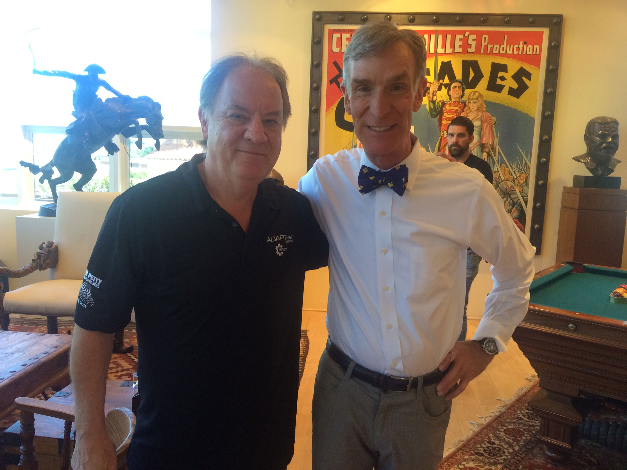 Mick Walker with Bill Nye