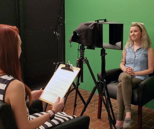 Interrotron Teleprompter